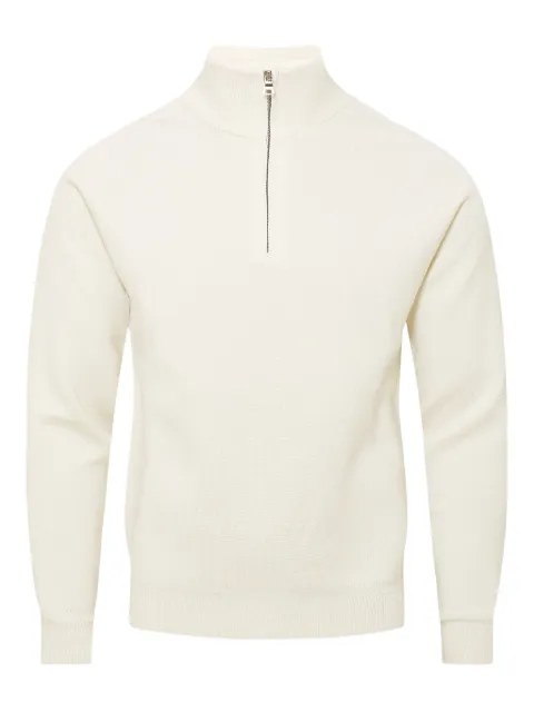 Orlebar Brown Lennard merino double-knit sweater Neutrals 281167