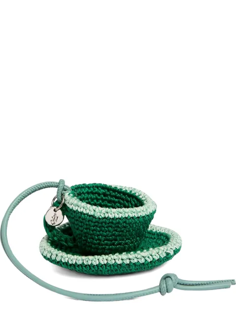 JW Anderson crochet teacup bag accessory Green AC415FA0477