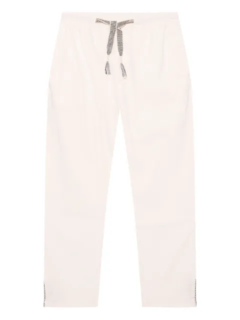 Orlebar Brown Sonoran drawstring side-stripe trousers White 281158