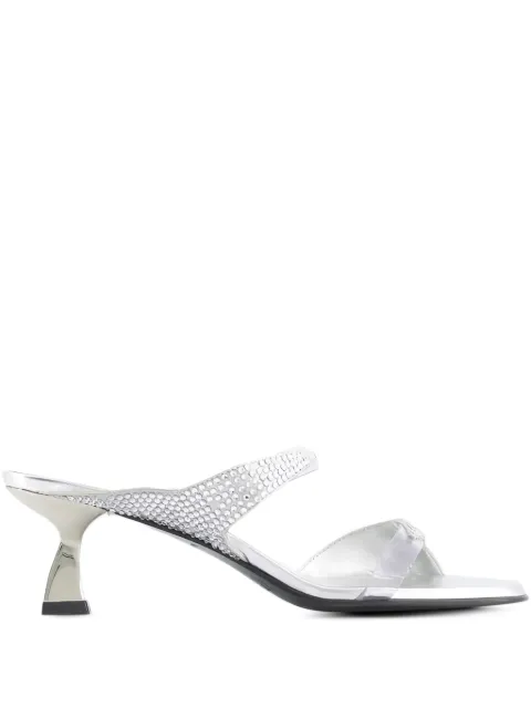 Nodaleto 50mm Dona Luna heeled sandals Silver NO44201B