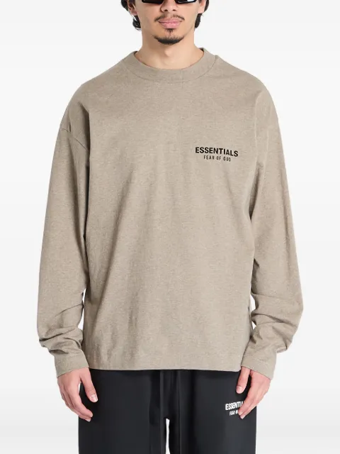 FEAR OF GOD ESSENTIALS crew-neck long-sleeve T-shirt Grey 125AS254201F985