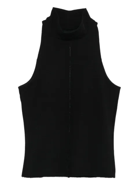 Thom Krom high-neck sleeveless top Black WTS57303
