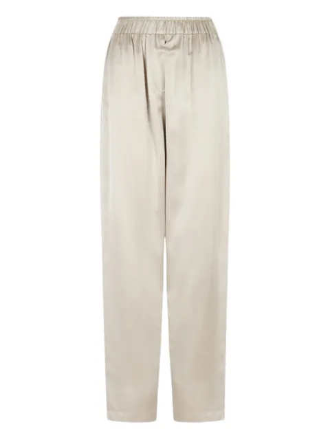 Giorgio Armani elasticated satin trousers Neutrals GW001876TE17573