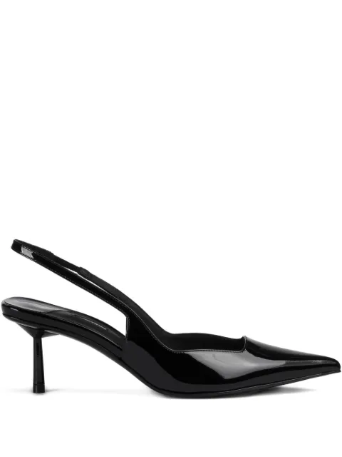 Le Silla 70mm Amelia slingback patent-leather pumps Black 6101E060BXPPKAB