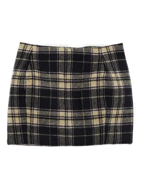 Duran Lantink Plaid DRFW25SK01995 skirt Black DRFW25SK01995
