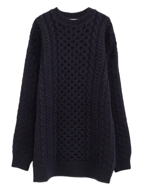 Duran Lantink textured mini dress Blue DRFW25DR01095