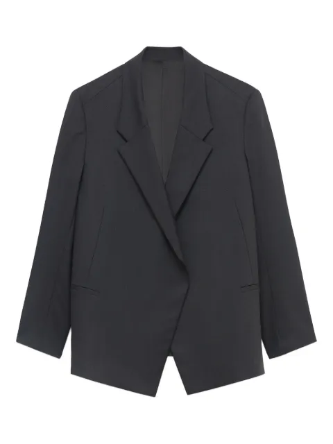 BITE Studios Polus asymmetric lapel blazer Grey 1175950999