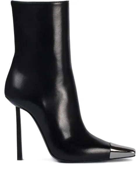 Le Silla 120mm Andreja metallic-toe ankle boots Black 4365E100BXPPNEM