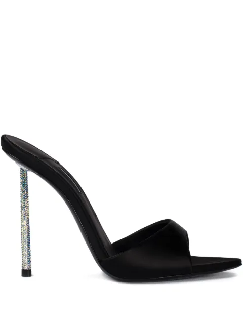 Le Silla 120mm Bella mule sandals Black 6614E100BSPPSME