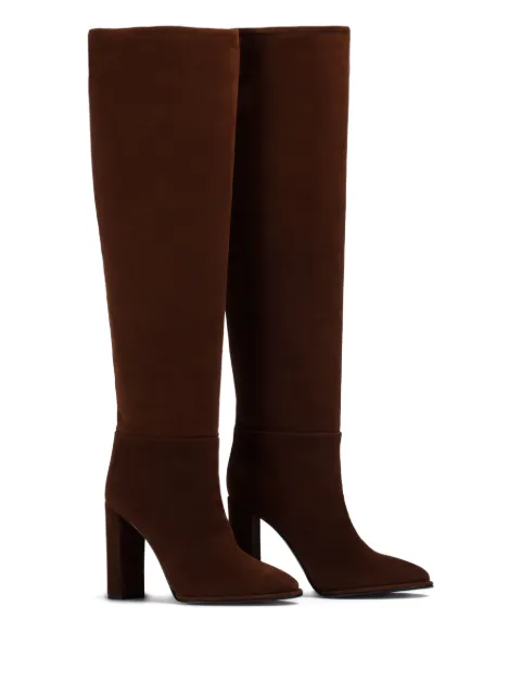 Le Silla 110mm Elsa boots Brown 7060C100RBPPPOW