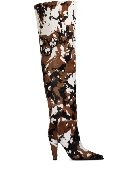 Le Silla 110mm Tess boots White 3882E090RBPPPLL