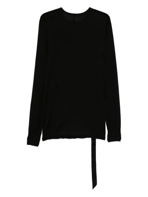 Rick Owens DRKSHDW cotton crew-neck long-sleeves T-shirt Black DU02E7260BH
