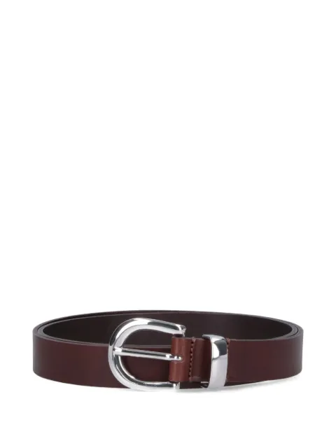 Sunflower five-hole leather belt Brown 80212