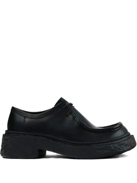 CamperLab Vamonos leather lace-up platform shoes Black A500019011