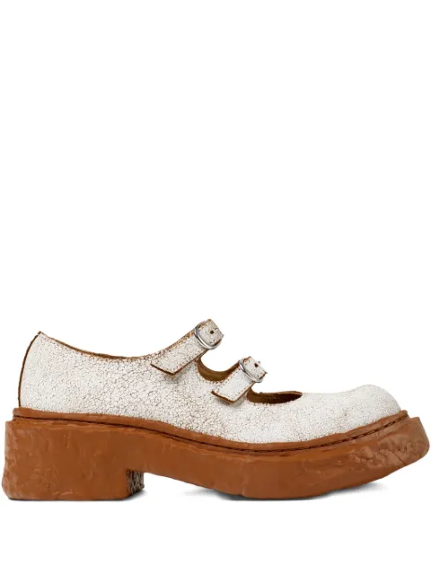 CamperLab Vamonos double-buckle loafers White A500041003