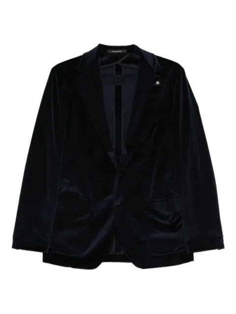 Tagliatore velvet blazer Blue 1SH026K800020