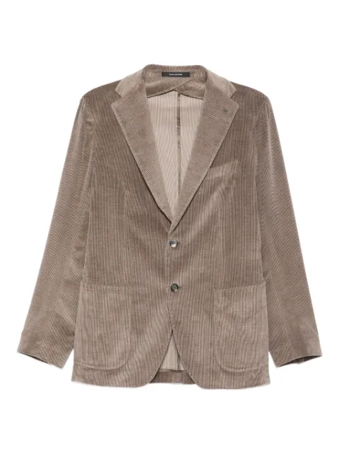 Tagliatore corduroy patch-pocket blazer Brown 1SHO22K020002
