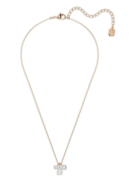 Swarovski Mesmera rose-gold pear-drop necklace White 5734245