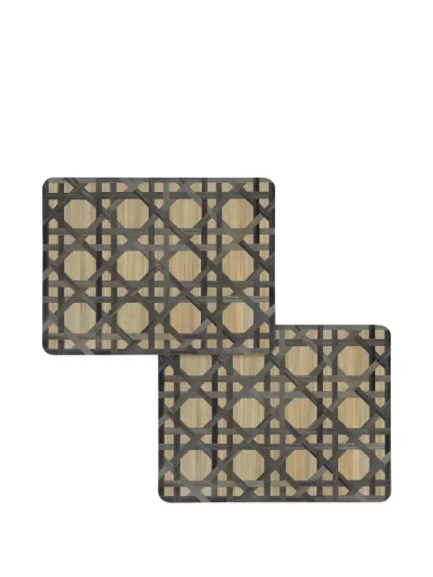 HestiaLiving Epoch rectangular woven tablemats (set of two) Neutrals VERPRITABNOIS2