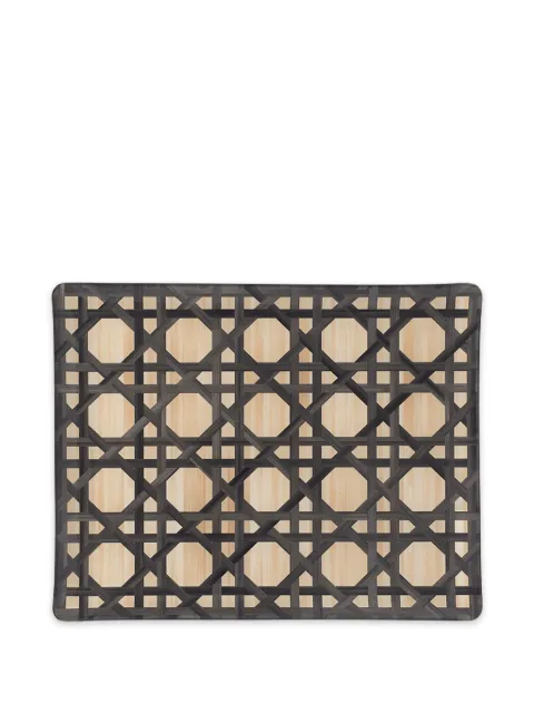 HestiaLiving Epoch geometric-pattern serving tray (46 cm) Neutrals VERTRAY1417ANTH