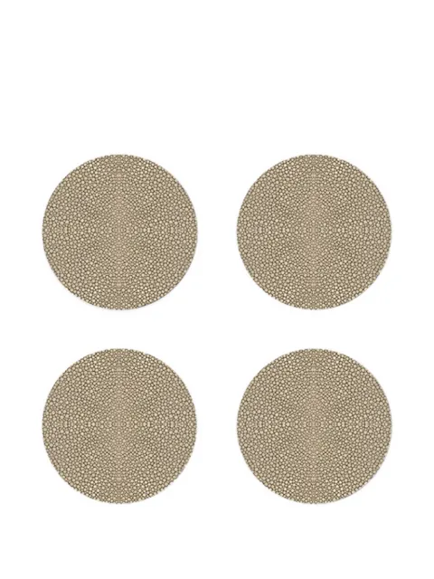 HestiaLiving Prestige speckled coaster (set of four) Neutrals SHAPRICOAMINS4