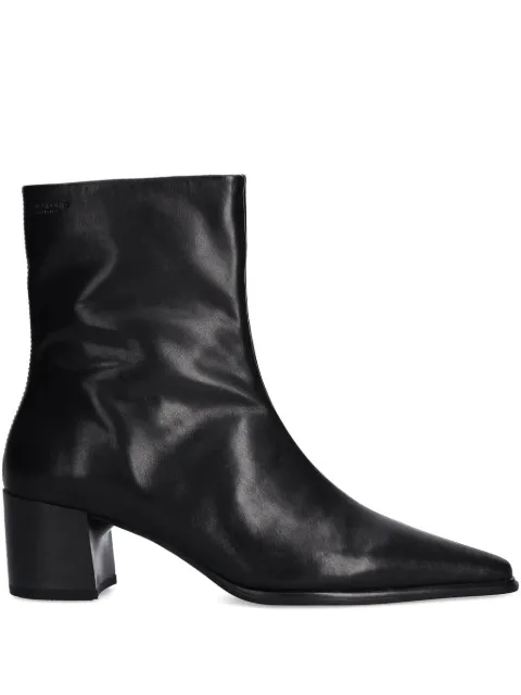 VAGABOND pointed-toe block-heel boots Black 585400120