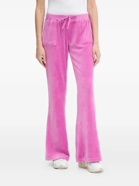 Juicy Couture embroidered patch-pocket trousers Pink JCSEBJ008G