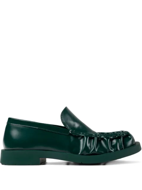 CamperLab Mil 1978 leather loafers Green A500039002