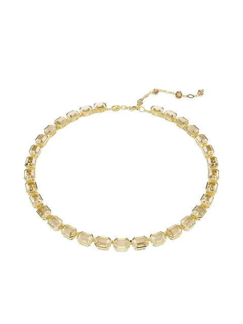 Swarovski Millenia Tennis gold-tone emerald-cut necklace Gold 5718674