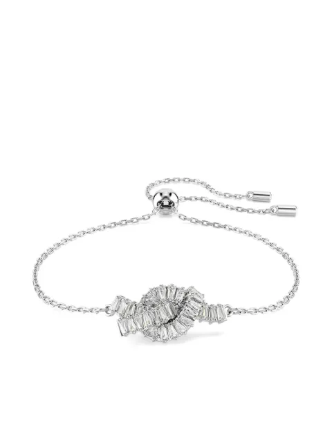 Swarovski Matrix baguette-crystal knot bracelet White 5731101