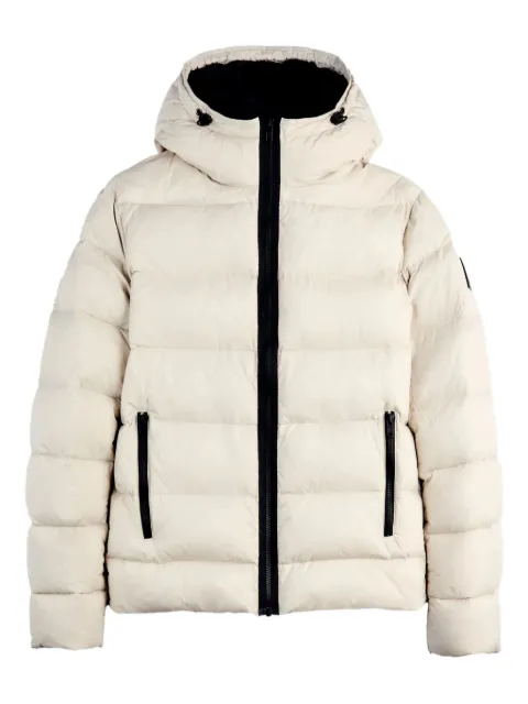 Fay quilted hooded jacket White NAM32510620XMH