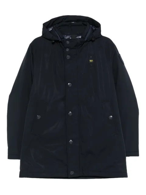 Blauer hooded button-fastening jacket Blue 25WBLUK03142005480