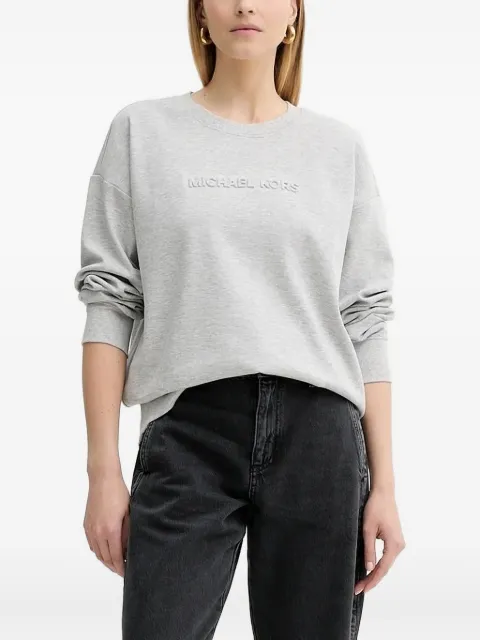 Michael Michael Kors embossed-logo sweatshirt Grey MT551QB5MF
