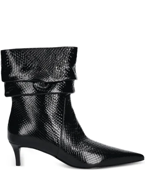 Michael Michael Kors 50mm embossed ankle boots Black 40T5DWME5L