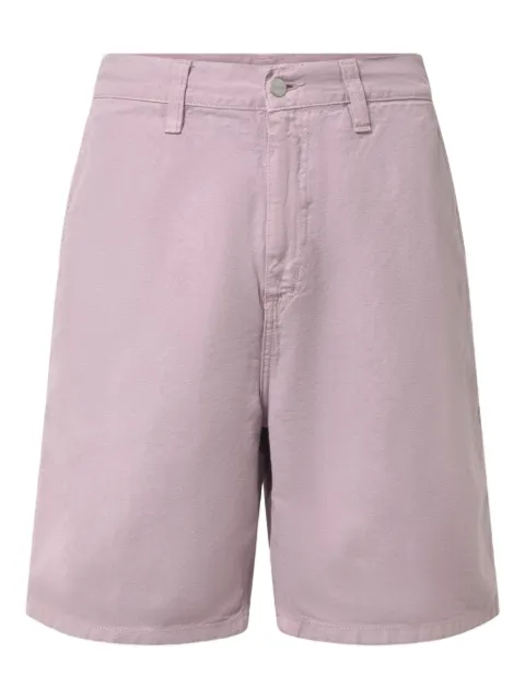 Carhartt WIP side-pockets garment-dyed shorts Pink I033583
