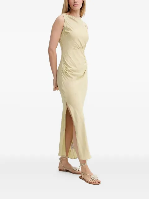 SAMSOE SAMSOE Sahira cowl-neck side-split dress Neutrals F25200098