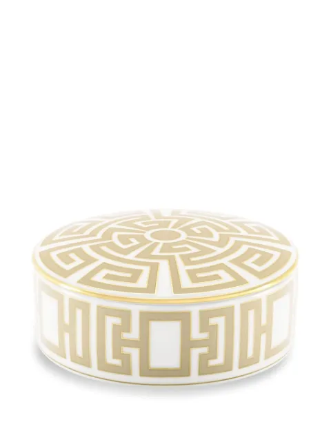 GINORI 1735 labyrinth pattern trinket box White 017RG02FX5080LXG00135400