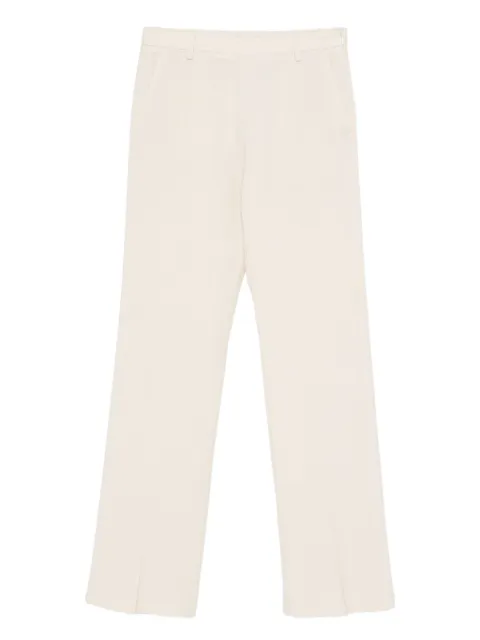 Forte Forte pleated straight-leg trousers Neutrals 14050MYPANTS