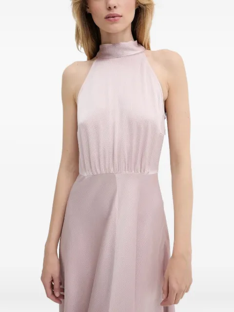 SAMSOE SAMSOE halterneck midi party dress Pink F20500071