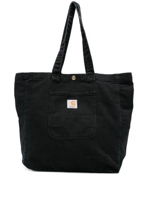 Carhartt WIP organic cotton tote bag Black I035688