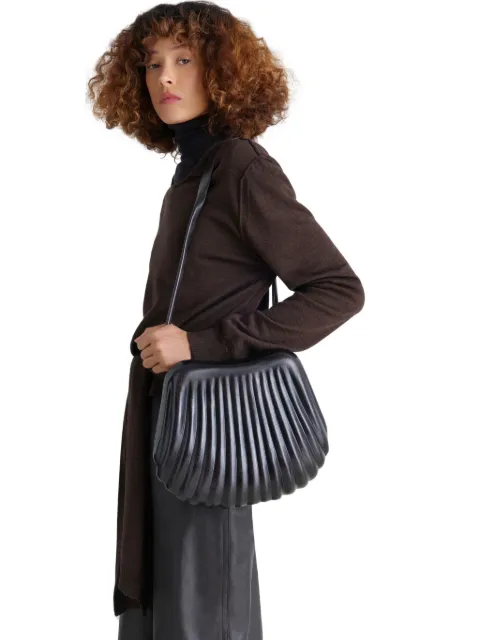 LEMAIRE Carlos bag in molded leather Black BG0191LL0165