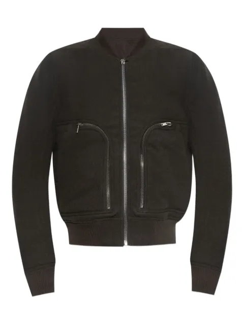 Rick Owens zip-fastening pocket bomber jacket Grey RU02E1749WBD