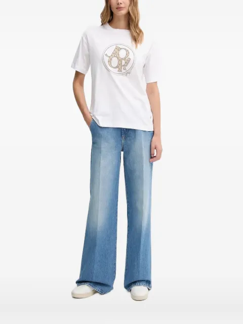 Joop! logo-detail embellished T-shirt White 30046236