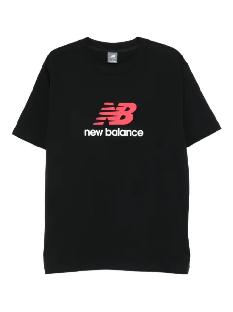 New Balance logo-print T-shirt Black MT51500BK
