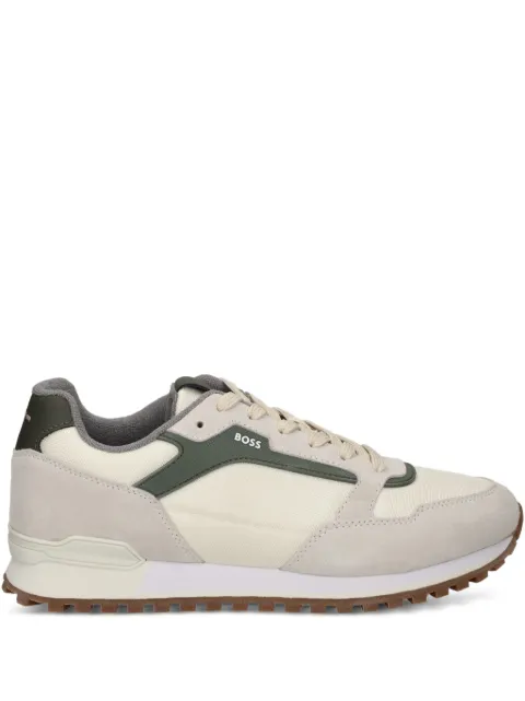 BOSS suede panel sneakers White 50523221