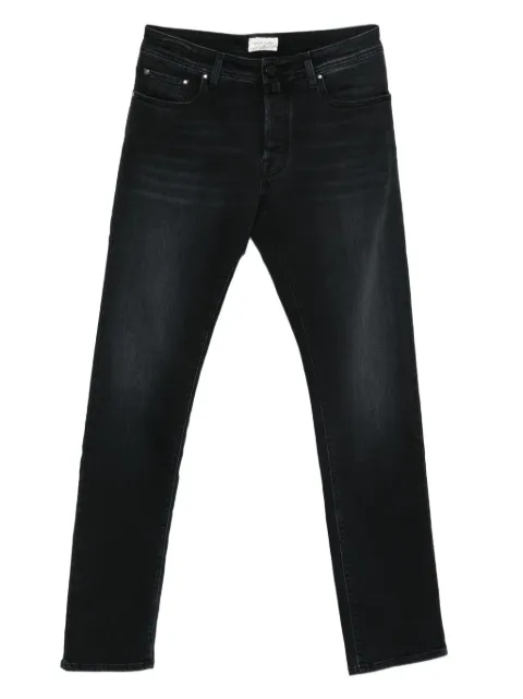 Jacob Cohën wash-effect straight-leg jeans Black JUMQE004030S3622V1