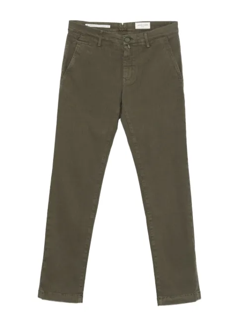Jacob Cohën welt-pocket trousers Green JUMP0001001S4216TR