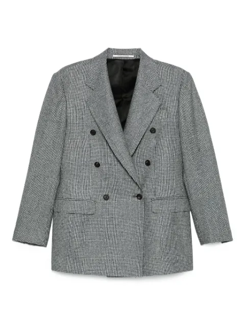 Tagliatore double-breasted checked jacket Black JLORELEY19B070097Q