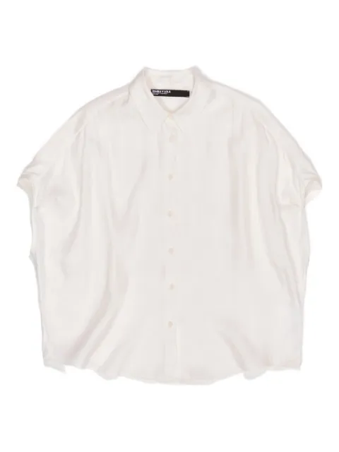 BIMBA Y LOLA short-sleeved buttoned shirt White 252BR200610070
