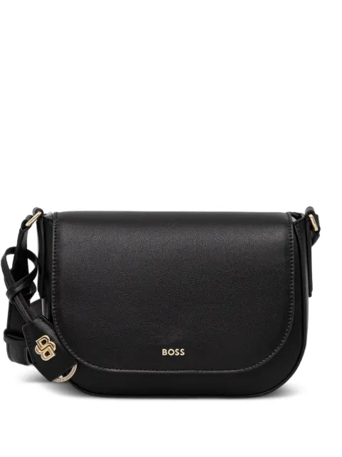 BOSS logo-lettering cross body bag Black 50547756